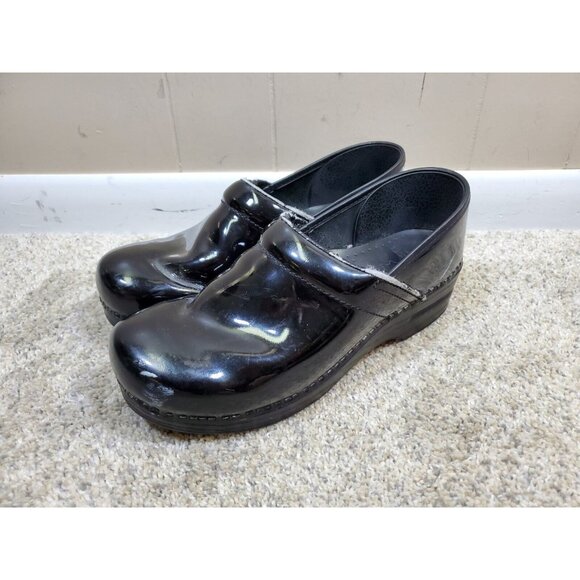 Dansko Professional Clogs‎ Black Patent Leather Women’s EU 41 US 10.5 - 11 - Picture 1 of 10